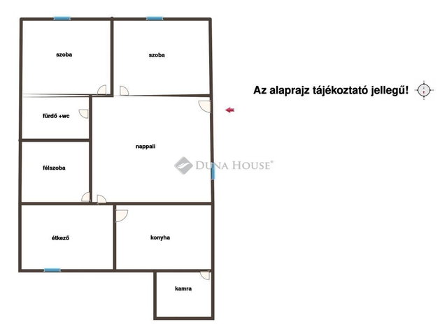 Eladó családi ház, Ceglédbercelen 62 M Ft, 3+1 szobás