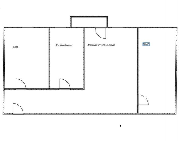 Eladó téglalakás, Komlón 35.5 M Ft, 2 szobás