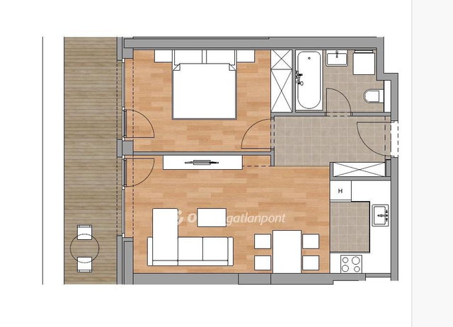Eladó téglalakás, Budapesten, XI. kerületben 90.1 M Ft, 2 szobás