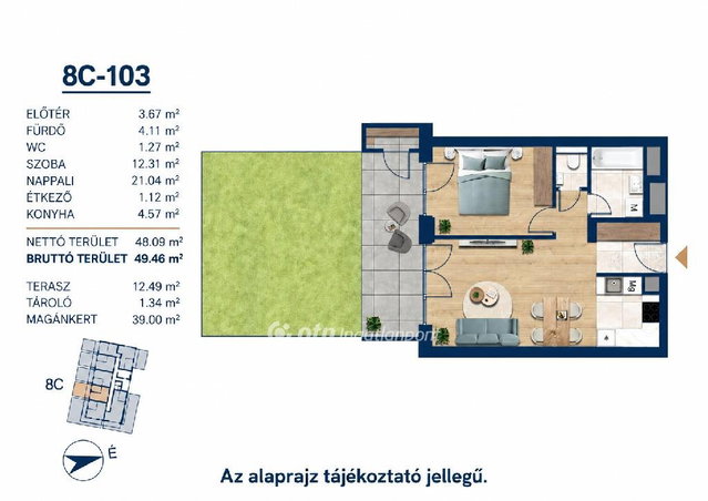 Eladó téglalakás, Budapesten, III. kerületben 101.5 M Ft