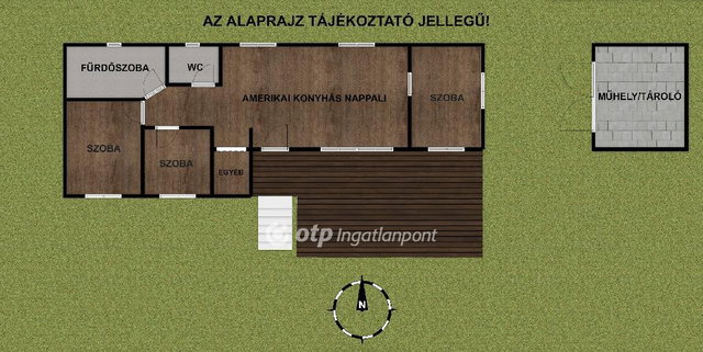 Eladó családi ház, Pusztaszabolcson 82 M Ft, 3+1 szobás