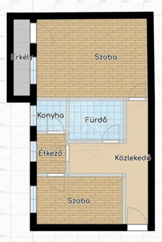 Eladó téglalakás, Szombathelyen 32.5 M Ft, 2 szobás