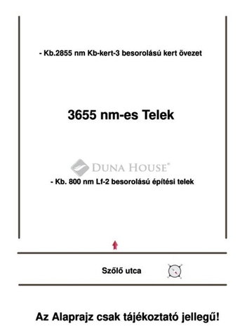 Eladó telek, Tóalmáson 7.9 M Ft / költözzbe.hu