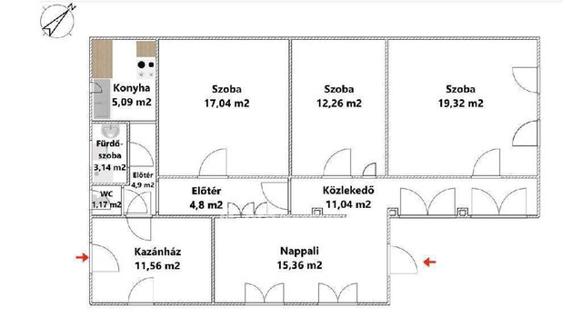 Eladó családi ház, Verpeléten 15 M Ft, 3 szobás