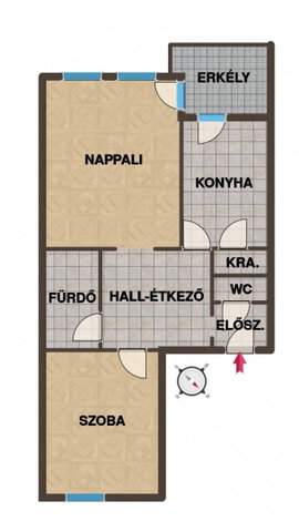 Eladó téglalakás, Budapesten, XI. kerületben 94.9 M Ft, 2 szobás