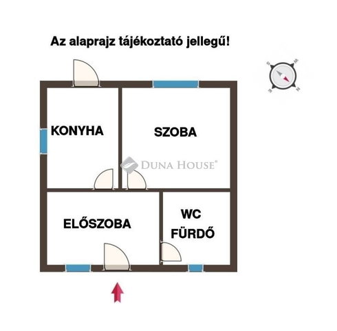 Eladó családi ház, Szentlőrinckátán 16.5 M Ft, 1 szobás