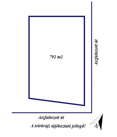 Eladó telek, Tószegen 6.9 M Ft / költözzbe.hu