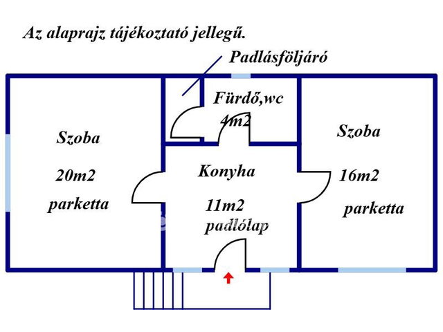 Eladó családi ház, Bárnán 14.9 M Ft, 2 szobás