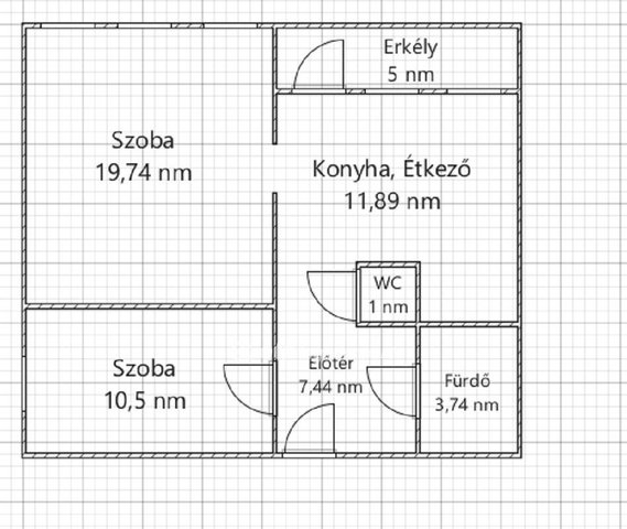 Eladó téglalakás, Ajkán 44.5 M Ft, 1+1 szobás