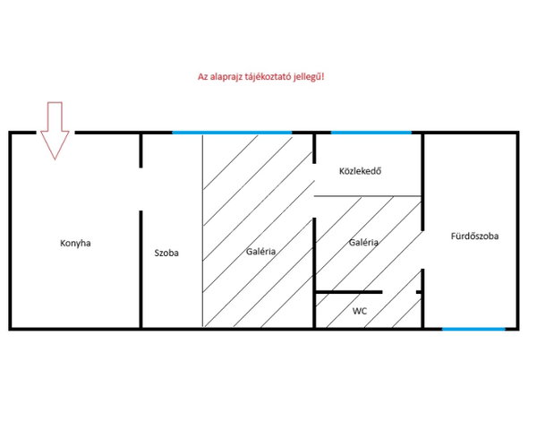 Eladó téglalakás, Budapesten, V. kerületben 65 M Ft, 1 szobás