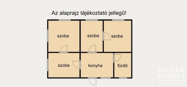 Eladó családi ház, Mórahalmon 49.99 M Ft, 4 szobás
