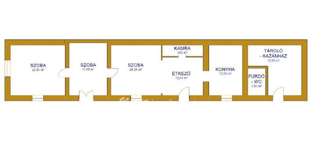 Eladó családi ház, Újpetrén 39.5 M Ft, 3 szobás