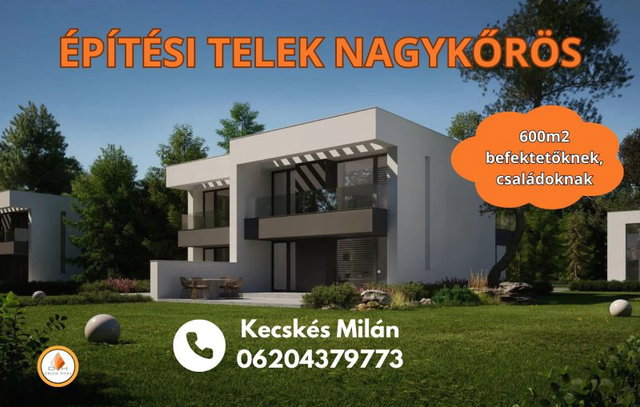Eladó telek, Nagykőrösön 15 M Ft / költözzbe.hu
