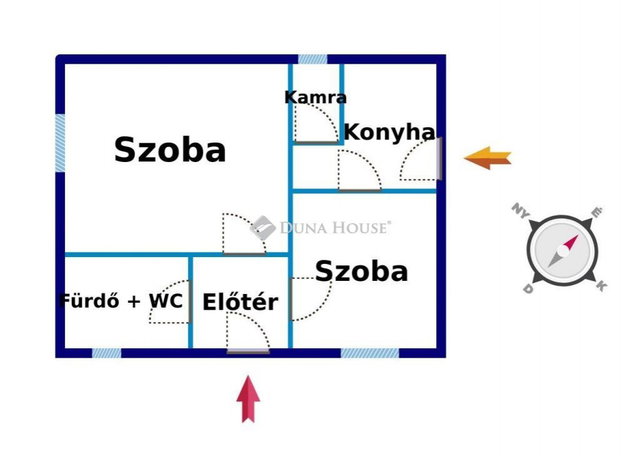 Eladó családi ház, Tiszaalpáron 24 M Ft, 2 szobás