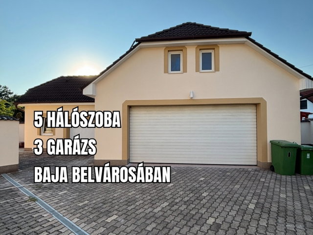 Eladó családi ház, Baján 220 M Ft, 5 szobás