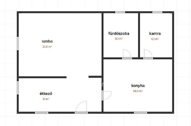 Eladó mezogazdasagi ingatlan, Kállósemjénen 25.9 M Ft, 1 szobás