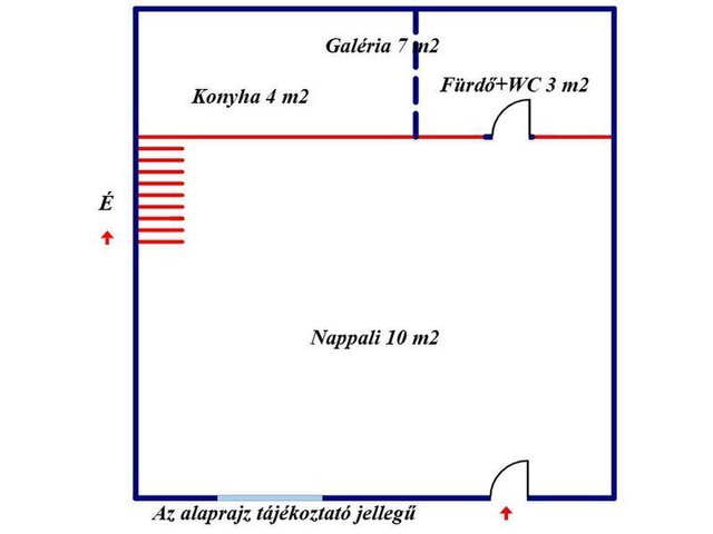 Eladó téglalakás, Budapesten, VI. kerületben 36.9 M Ft, 1 szobás