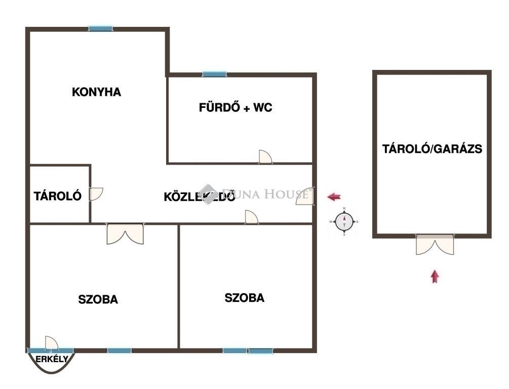 2 hálószoba · 68 m² · 54.900.000 Ft