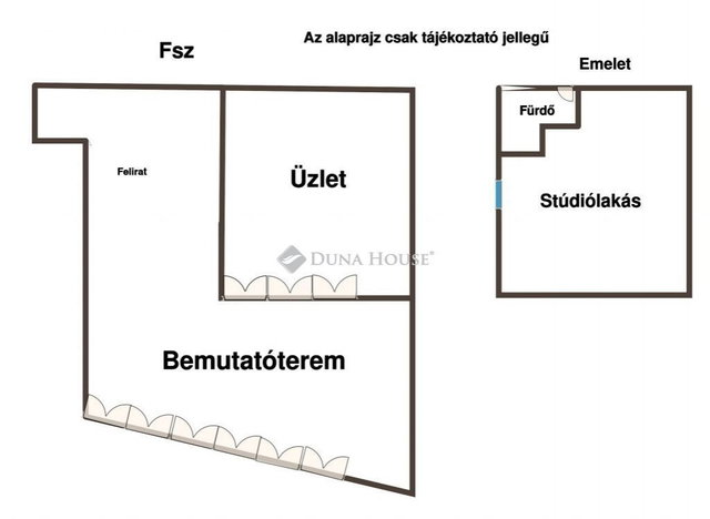 Eladó üzlethelyiség, Balatonmáriafürdőn 110 M Ft, 1 szobás