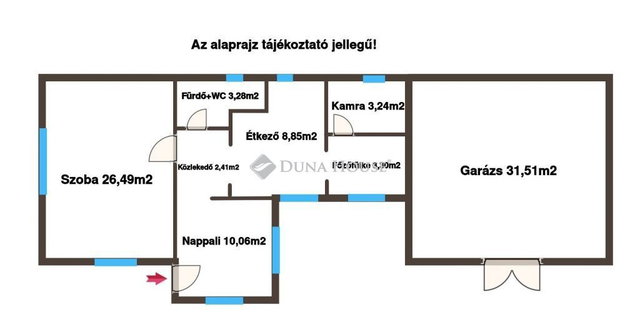 Eladó családi ház, Dombóváron 18.5 M Ft, 2 szobás