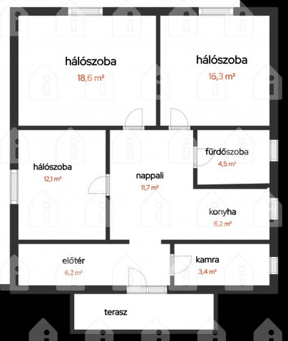 Eladó családi ház, Boldván 39.9 M Ft, 3 szobás