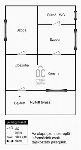 Eladó családi ház, Tápiószecsőn 22 M Ft, 2 szobás