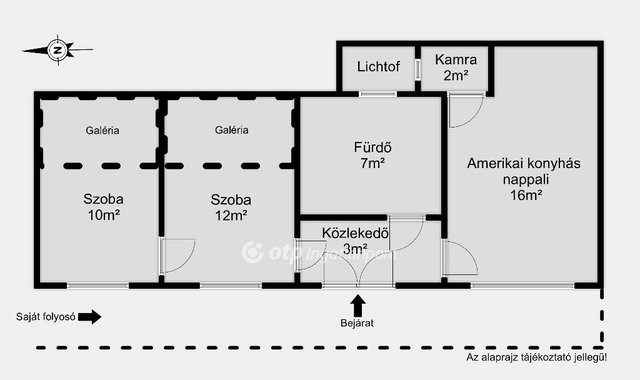 Eladó téglalakás, Budapesten, IX. kerületben 74.9 M Ft, 2 szobás