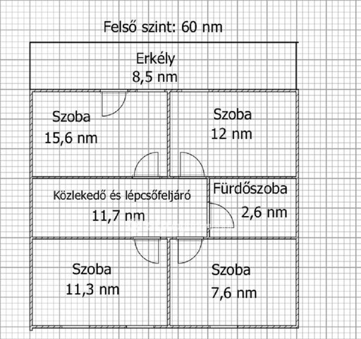 Eladó téglalakás, Ajkán 44.9 M Ft, 4+1 szobás