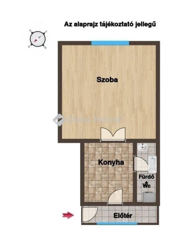 Eladó téglalakás, Budapesten, XX. kerületben 27.9 M Ft, 1 szobás