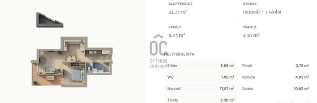 Eladó téglalakás, Debrecenben 79.9 M Ft, 2 szobás