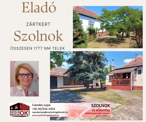 Eladó családi ház, Szolnokon 20.5 M Ft, 2 szobás