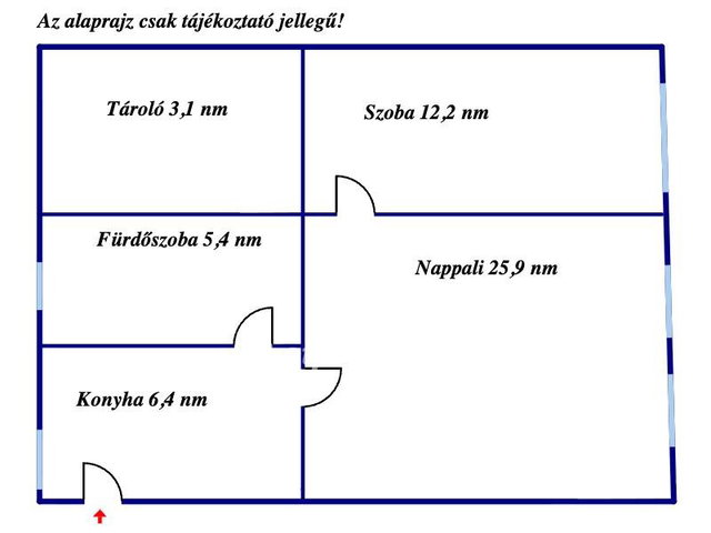 Eladó téglalakás, Sopronban 47.5 M Ft, 1+1 szobás