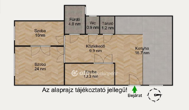 Eladó téglalakás, Budapesten, VIII. kerületben 135 M Ft