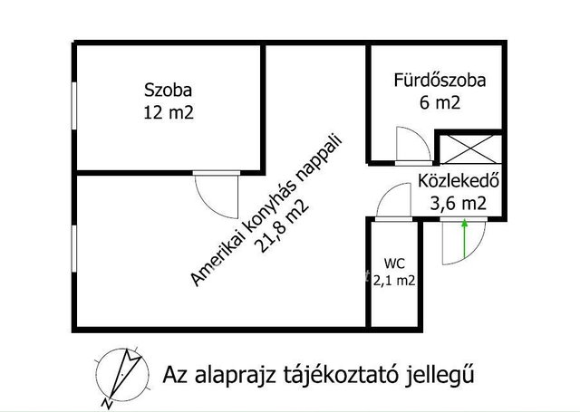 Eladó téglalakás, Siófokon 74.9 M Ft, 2 szobás
