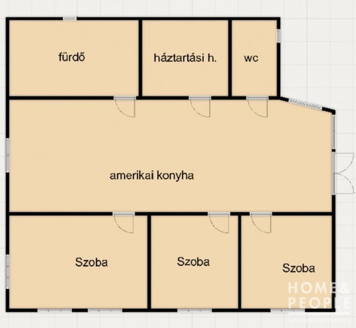 Eladó családi ház, Hódmezővásárhelyen 61.9 M Ft, 3+1 szobás