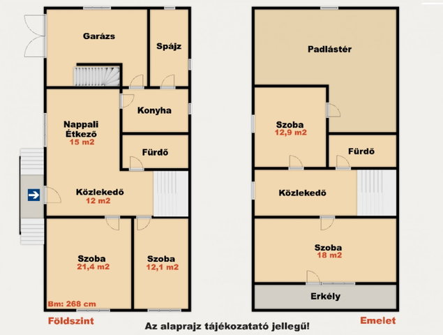 Eladó családi ház, Tompán 59 M Ft, 4 szobás
