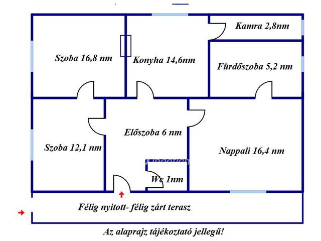 Eladó családi ház, Tápiószőlősön 32.9 M Ft, 3 szobás