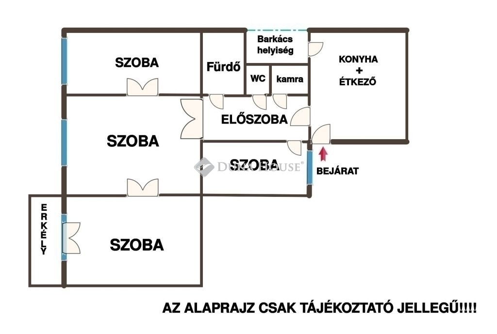 Téglalakás · 3 hálószoba · 100 m² · 119.000.000 Ft