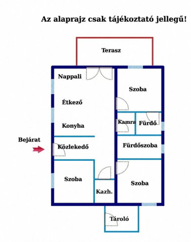 Eladó ikerház, Tápiószecsőn 79.9 M Ft, 4 szobás