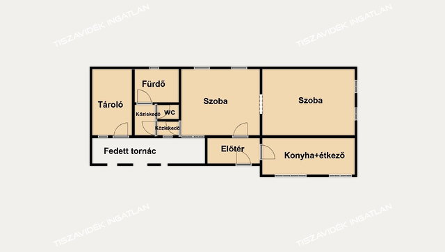 Eladó családi ház, Nagykörűn 20.9 M Ft, 2 szobás