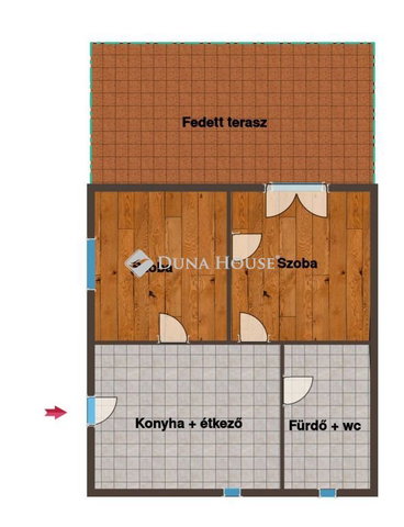 Eladó sorház, Szigligeten 39.9 M Ft, 2 szobás