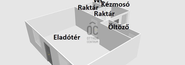Eladó üzlethelyiség, Pápán 41.9 M Ft / költözzbe.hu