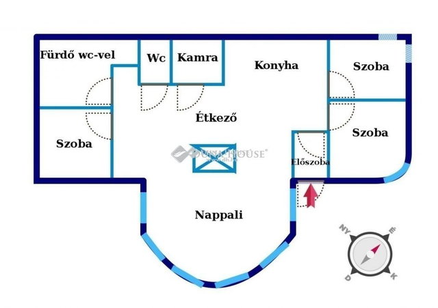 Eladó családi ház, Kecskeméten 66.5 M Ft, 2+2 szobás
