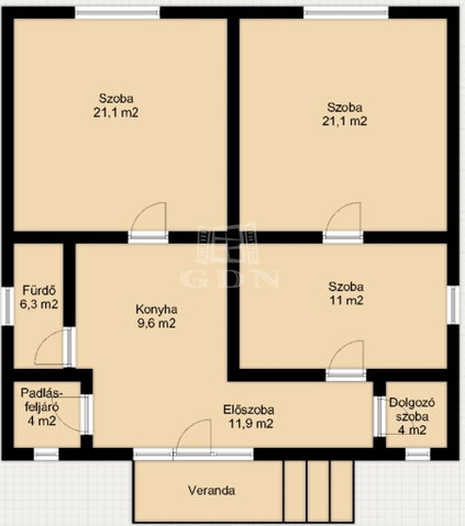 Eladó családi ház, Veszprémben 139 M Ft, 3+1 szobás