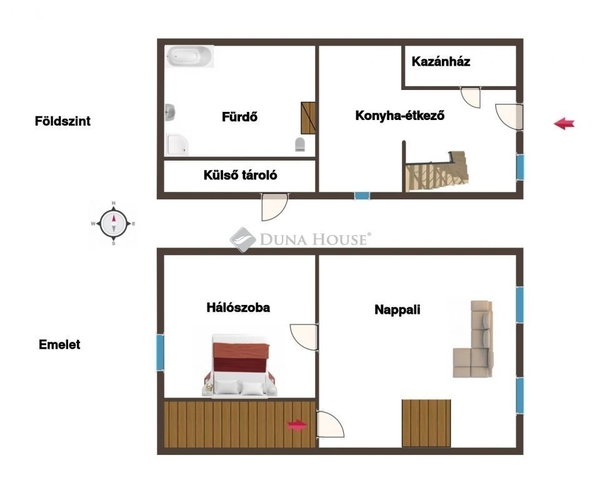 Eladó családi ház, Zalaegerszegen 32 M Ft, 2 szobás