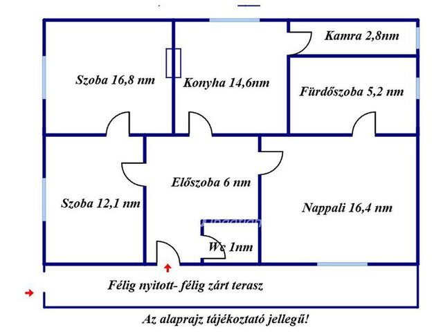 Eladó családi ház, Tápiószőlősön 32.9 M Ft, 3 szobás