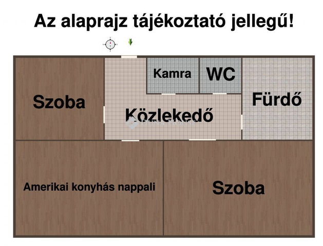 Eladó téglalakás, Győrött 58.5 M Ft, 3 szobás