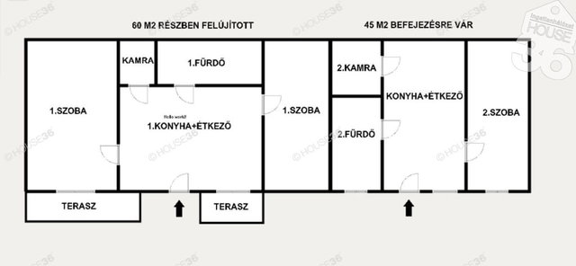 Eladó családi ház, Kecskeméten 59.9 M Ft, 3 szobás