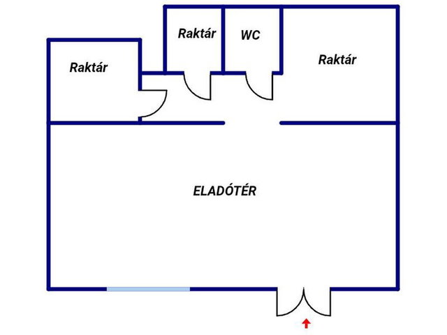 Eladó üzlethelyiség, Kazincbarcikán 25 M Ft, 1+3 szobás