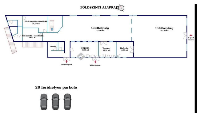 Kiadó üzlethelyiség, Nagykőrösön 375 E Ft / hó